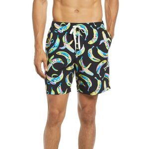 Chubbies Mens The Banana Montana Swim Trunks 7” Inseam Size Small